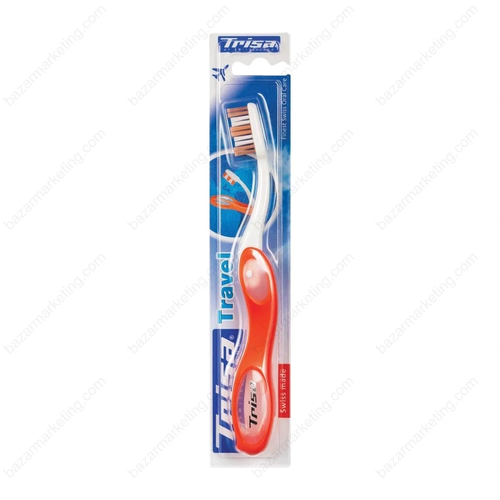 Trisa Travel4 مسواک مسافرتی تراول (Trisa) - تصویر 1