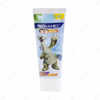 خمیردندان کودک با طعم بلوبری 75 گرم بایونمل